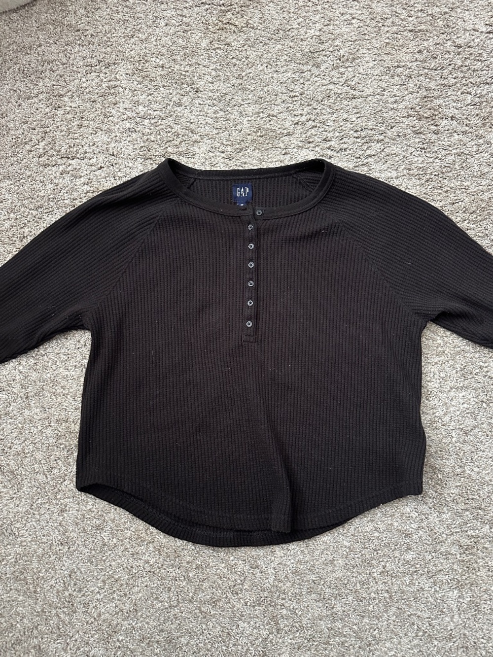Gap Waffle Raglan Henly T-shirt